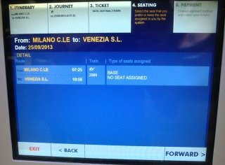 Милан – Венеция билет